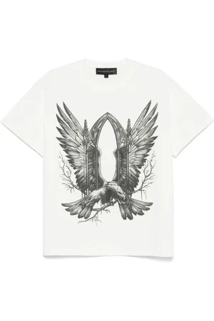 Who Decides War Homme, Tops, Blanc, Taille: XL T-shirt à Col Rond avec Imprimé Graphique
