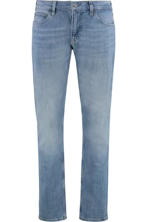 Calvin Klein Homme, Jeans, Bleu, Taille: W36 Jean Slim Fit avec Détails Métalliques
