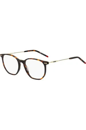 HUGO BOSS Femme, Accessoires, Brun, Taille: ONE Size Montures marron en acétate avec cadran
