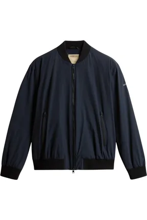 Woolrich Homme, Vestes, Bleu, Taille: M Blouson Bomber Classique