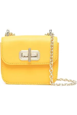 Tommy Hilfiger Femme, Sacs, Jaune, Taille: ONE Size Micro Sac Bandoulière à Fermoir Tournant