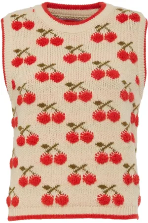La DoubleJ Femme, Pulls, , Taille: 44 FR Gilet en Maille Cherry