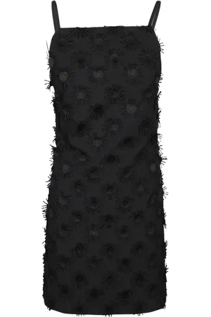 Msgm Femme, Robes, Noir, Taille: 34 FR Robe Noire Confort Style Silhouette