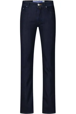 Jacob Cohen Homme, Jeans, Bleu, Taille: W42 Jeans Slim Fit avec Fermeture Boutonnée