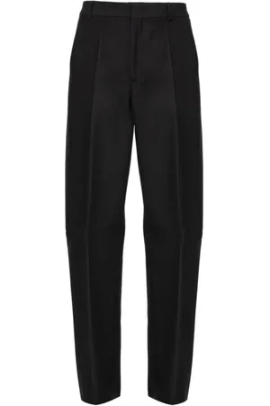 VALENTINO GARAVANI Femme, Pantalons, Noir, Taille: 46 FR Pantalon Élégant au Design Unique