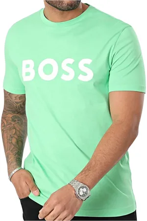 HUGO BOSS Homme, Tops, Vert, Taille: S T-shirt Thinking