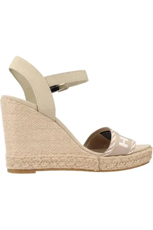 Tommy Hilfiger Femme, Chaussures, , Taille: 41 EU Compensées à Sangle Saisonnière