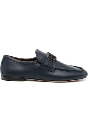 VALENTINO GARAVANI Homme, Chaussures, Bleu, Taille: 40 EU Mocassins Classiques en Cuir