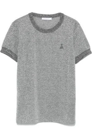 Patrizia Pepe Femme, Tops, Gris, Taille: 38 FR Top Élégant
