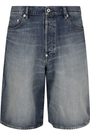 Kenzo Homme, Shorts, Bleu, Taille: W29 Short en denim avec braguette boutonnée