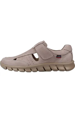 CallagHan Homme, Chaussures, Brun, Taille: 42 EU Sandales Plates avec Fermeture Velcro