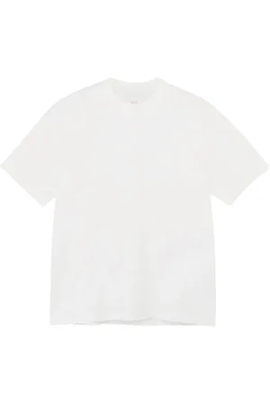 Y-3 Homme, Tops, Blanc, Taille: XL T-Shirt Logo Manches Courtes