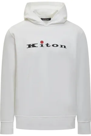 Kiton Homme, Sweatshirts et sweats à capuche, Blanc, Taille: L Sweat à capuche