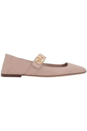 VALENTINO GARAVANI Femme, Chaussures, , Taille: 37 EU Ballerines Mary-Jane en cuir