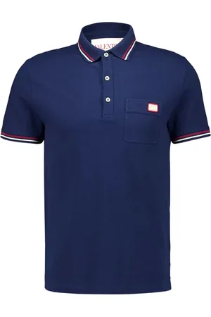VALENTINO GARAVANI Homme, Tops, Bleu, Taille: 2XL Polo T-Shirt Classique