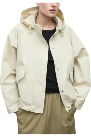 ECOALF Femme, Vestes, , Taille: 36 FR Veste Imperméable Oversize avec Capuche Ajustable