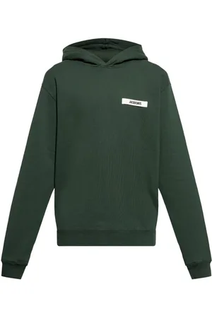 Jacquemus Homme, Sweatshirts et sweats à capuche, Vert, Taille: M Gros Grain Sweat à capuche