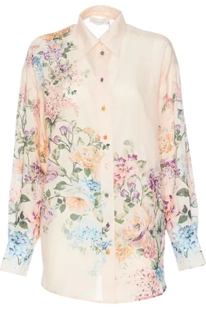ZIMMERMANN Femme, Blouses et Chemises, Multicolore, Taille: 38 FR Chemise Halliday Décontractée
