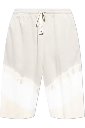 Maison Margiela Homme, Shorts, Gris, Taille: M Shorts avec logo