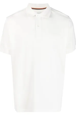Paul Smith Homme, Tops, Blanc, Taille: M Polo en Coton Blanc