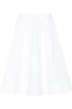Khaite Femme, Jupes, Blanc, Taille: 40 FR Renta Skirt