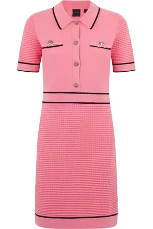Pinko Femme, Robes, Rose, Taille: 36 FR Robe Rose Style Collège