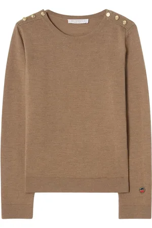 BUSNEL Femme, Pulls, Brun, Taille: 36 FR Top Annika