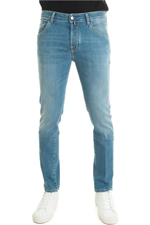 Jacob Cohen Homme, Jeans, Bleu, Taille: W34 Jean Slim-Fit en Denim