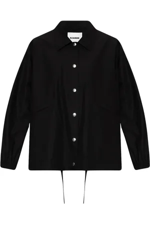 Jil Sander Femme, Vestes, Noir, Taille: 40 FR Veste en coton