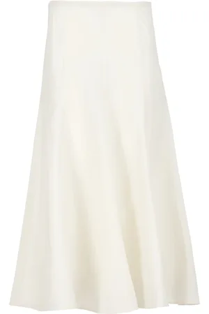 Khaite Femme, Jupes, , Taille: 36 FR Jupe Midi en Soie et Coton