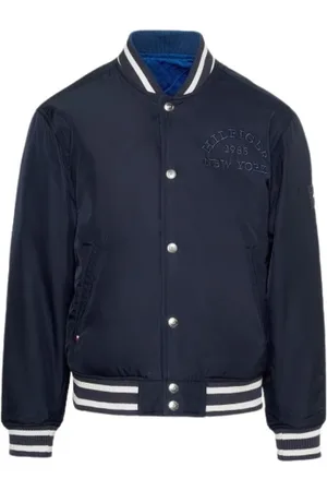 Tommy Hilfiger Homme, Vestes, Bleu, Taille: L Blouson Bomber Réversible