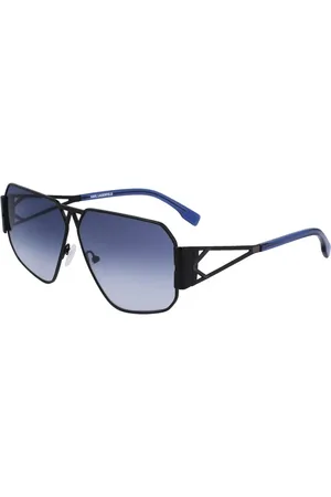 Karl Lagerfeld Unisex, Accessoires, Noir, Taille: ONE Size Lunettes de soleil à monture métallique