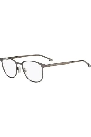 HUGO BOSS Homme, Accessoires, Gris, Taille: ONE Size Lunettes avec montures en métal gris