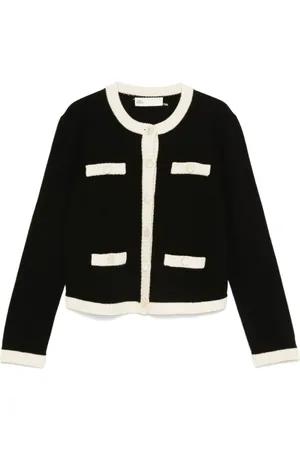 Tory Burch Femme, Pulls, Noir, Taille: 42 FR Pull Noir Kendra Ah24