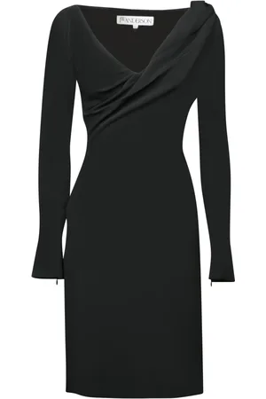 J.W.Anderson Femme, Robes, Noir, Taille: 36 FR Mini-robe noire à manches longues