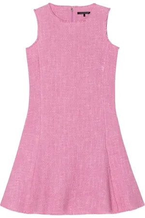 Luisa Cerano Femme, Robes, Rose, Taille: 38 FR Robe en Tweed Vintage avec Teinture Mal-Tinto