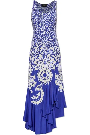 Etro Femme, Robes, Violet, Taille: 36 FR Robe à coupe asymétrique
