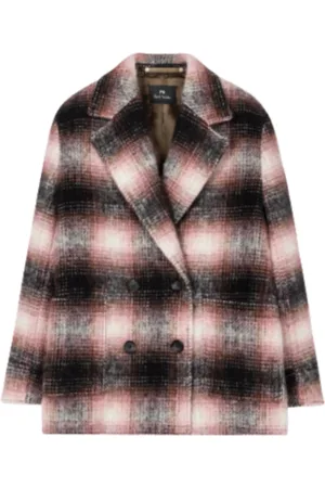 Paul Smith Femme, Manteaux, Gris, Taille: 36 FR Manteau Croisé