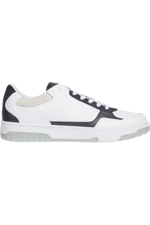 Tommy Hilfiger Homme, Chaussures, Blanc, Taille: 43 EU Locker Baskets