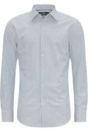 HUGO BOSS Homme, Chemises, Bleu, Taille: L Chemise P-Hank-Kent