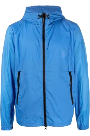 Woolrich Homme, Vestes, Bleu, Taille: M Manteaux Water Repellent Wind Resistant