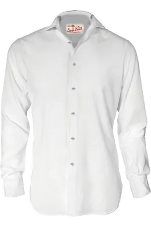 MC2 SAINT BARTH Homme, Chemises, Blanc, Taille: 2XL Chemises Blanches pour Hommes