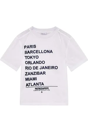 Patrizia Pepe Femme, Tops, Blanc, Taille: 42 FR T-Shirt en Coton