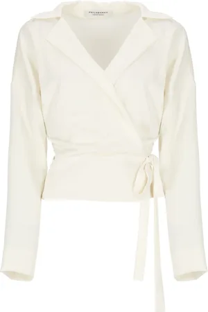 Serafini Femme, Blouses et Chemises, , Taille: 36 FR Chemisier à laçage avec col en V