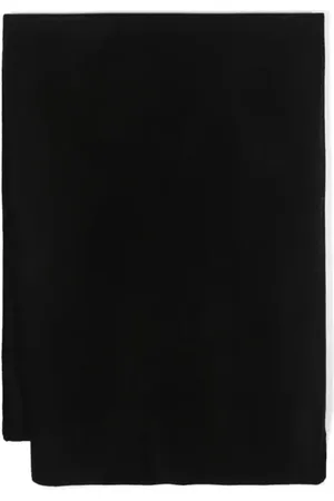 Ralph Lauren Femme, Accessoires, Noir, Taille: ONE Size Écharpe d`hiver noire décontractée