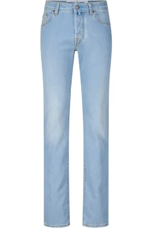 Jacob Cohen Homme, Jeans, Bleu, Taille: W31 Jean Slim avec Poches Brodéés