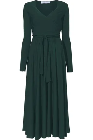 Proenza Schouler Femme, Robes, Vert, Taille: 36 FR Maxi Robe Portefeuille