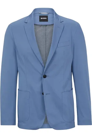 HUGO BOSS Homme, Vestes, Bleu, Taille: L Blazer Slim Fit
