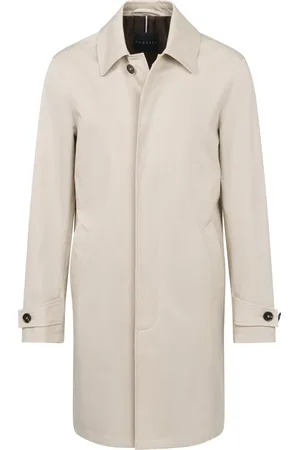 Bugatti Homme, Manteaux, , Taille: L Manteau en popeline de coton avec col