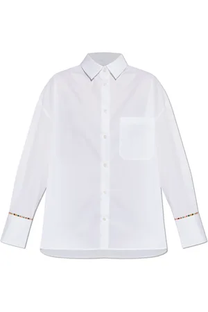 Paul Smith Femme, Blouses et Chemises, Blanc, Taille: 38 FR Chemise à poche